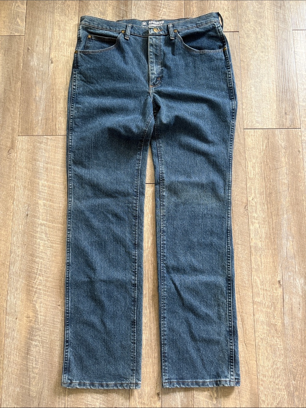 Wrangler 36 Slim Fit Advanced Comfort Denim Pants